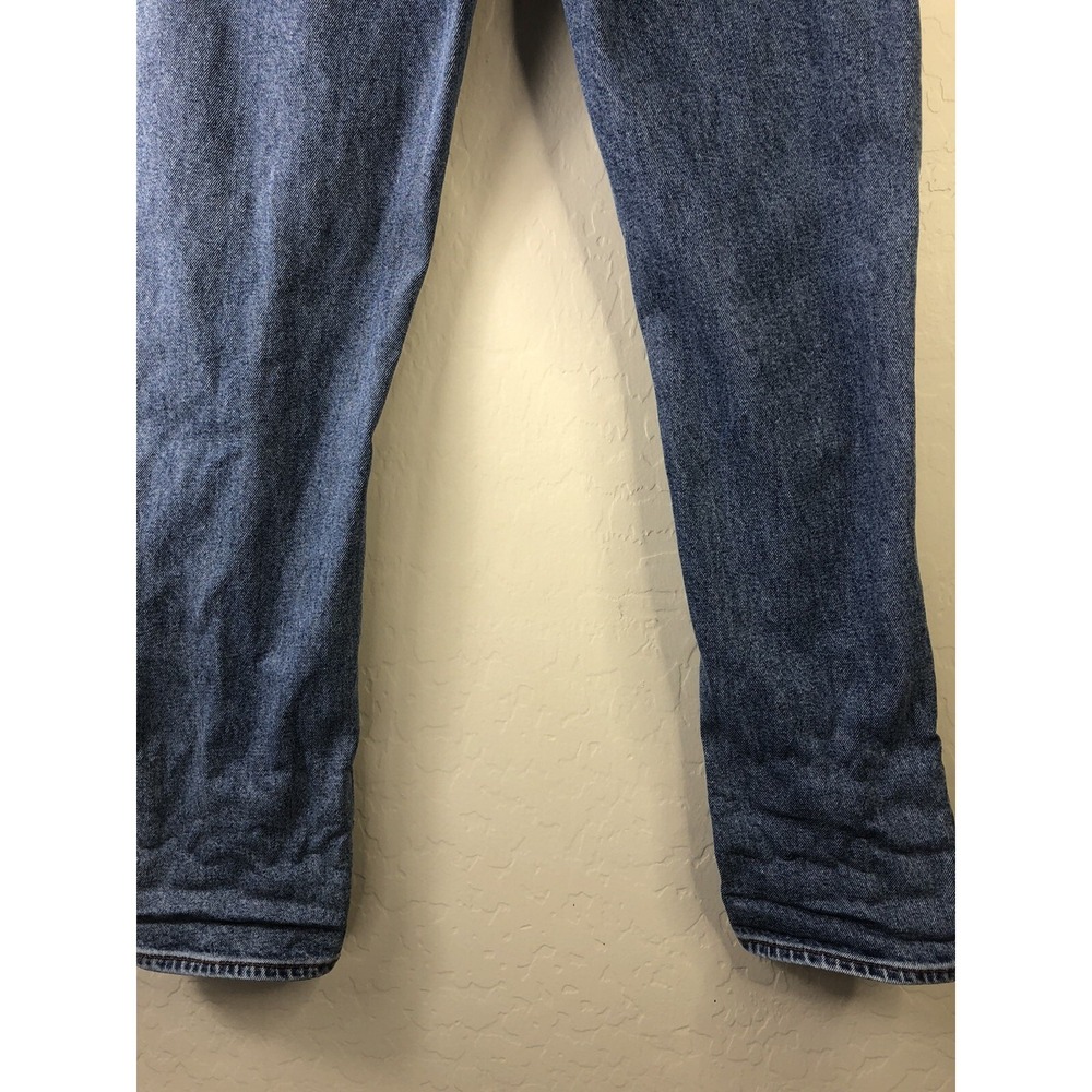 ASOS Mens 28 x 32 Denim Jeans Slim Fit Medium Blue Stonewash - Picture 6 of 9
